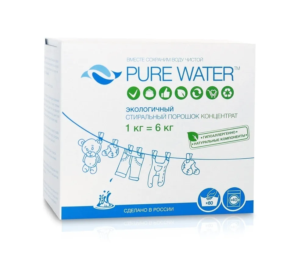 Стиральный порошок Pure Water 1000 г