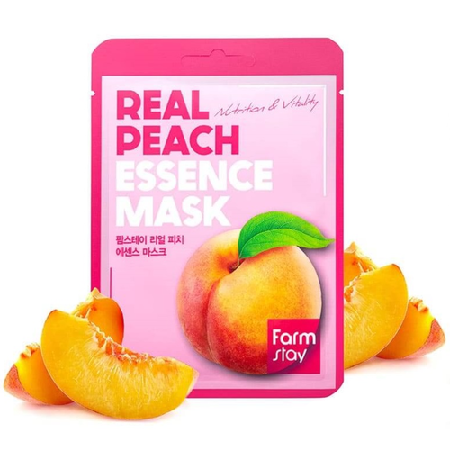 FarmStay Real Peach Essence Mask Маска для лица тканевая с экстрактом персика