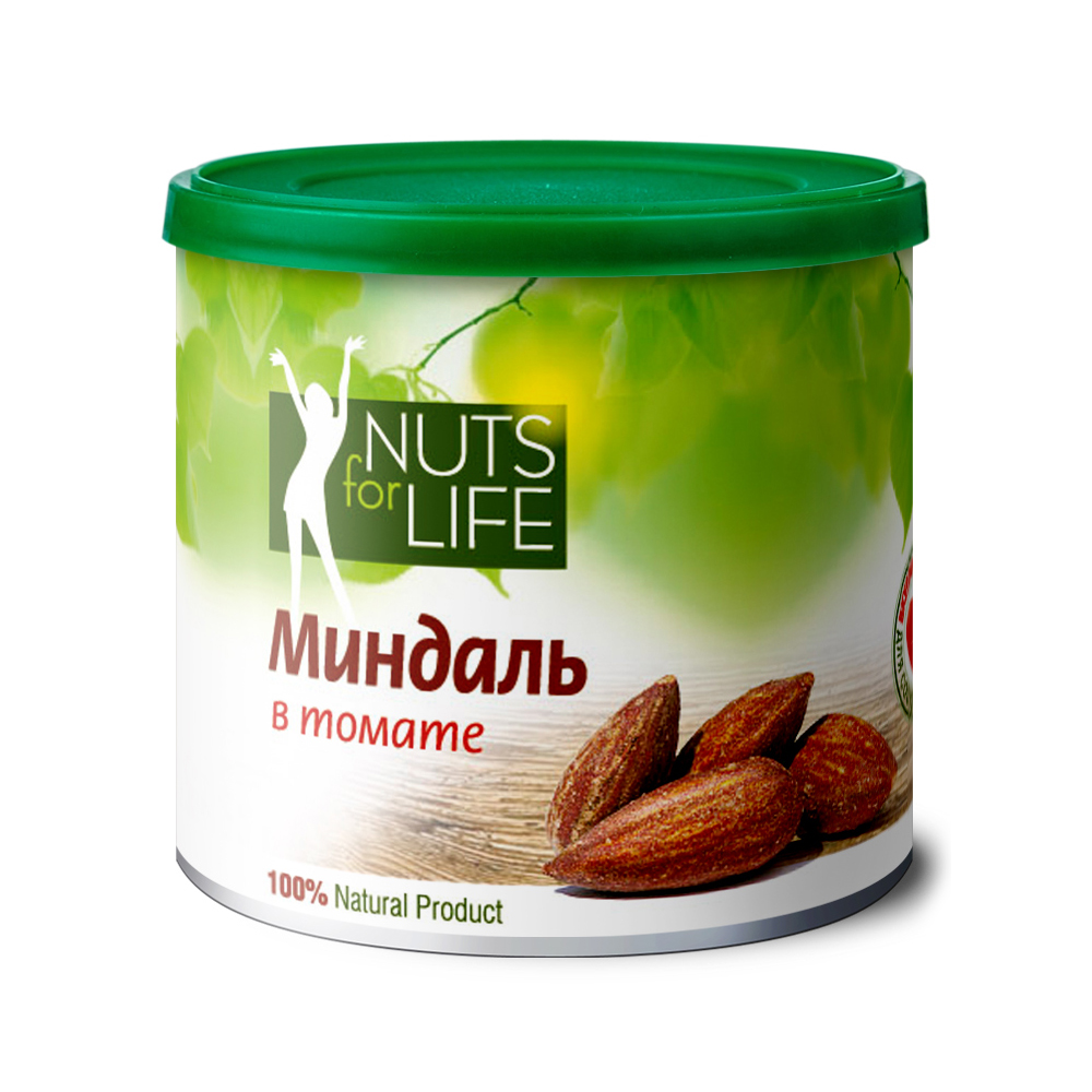 Миндаль в томате Nuts for life 115 г