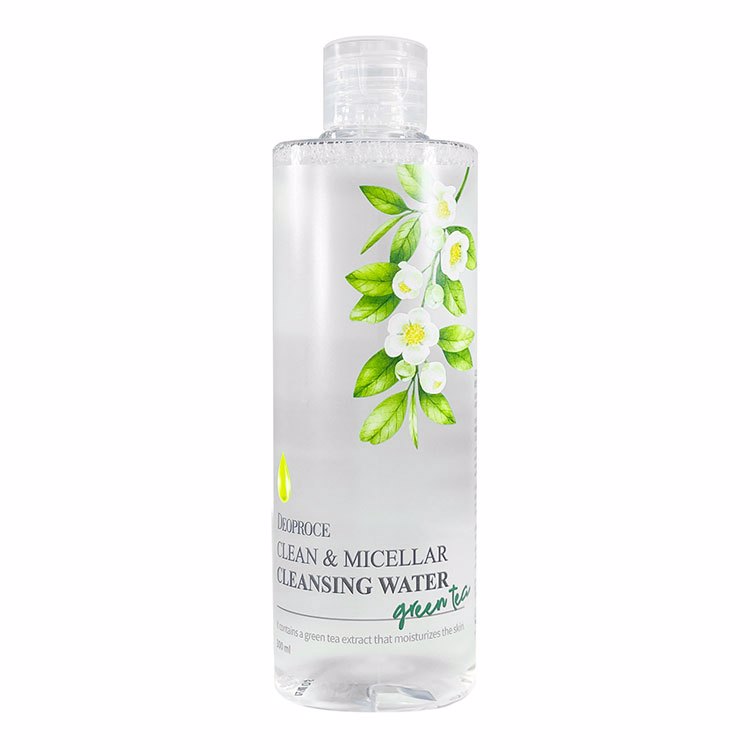 DEOPROCE CLEAN & MICELLAR CLEANSING WATER GREEN TEA Мицеллярная вода с экстрактом зелёного чая