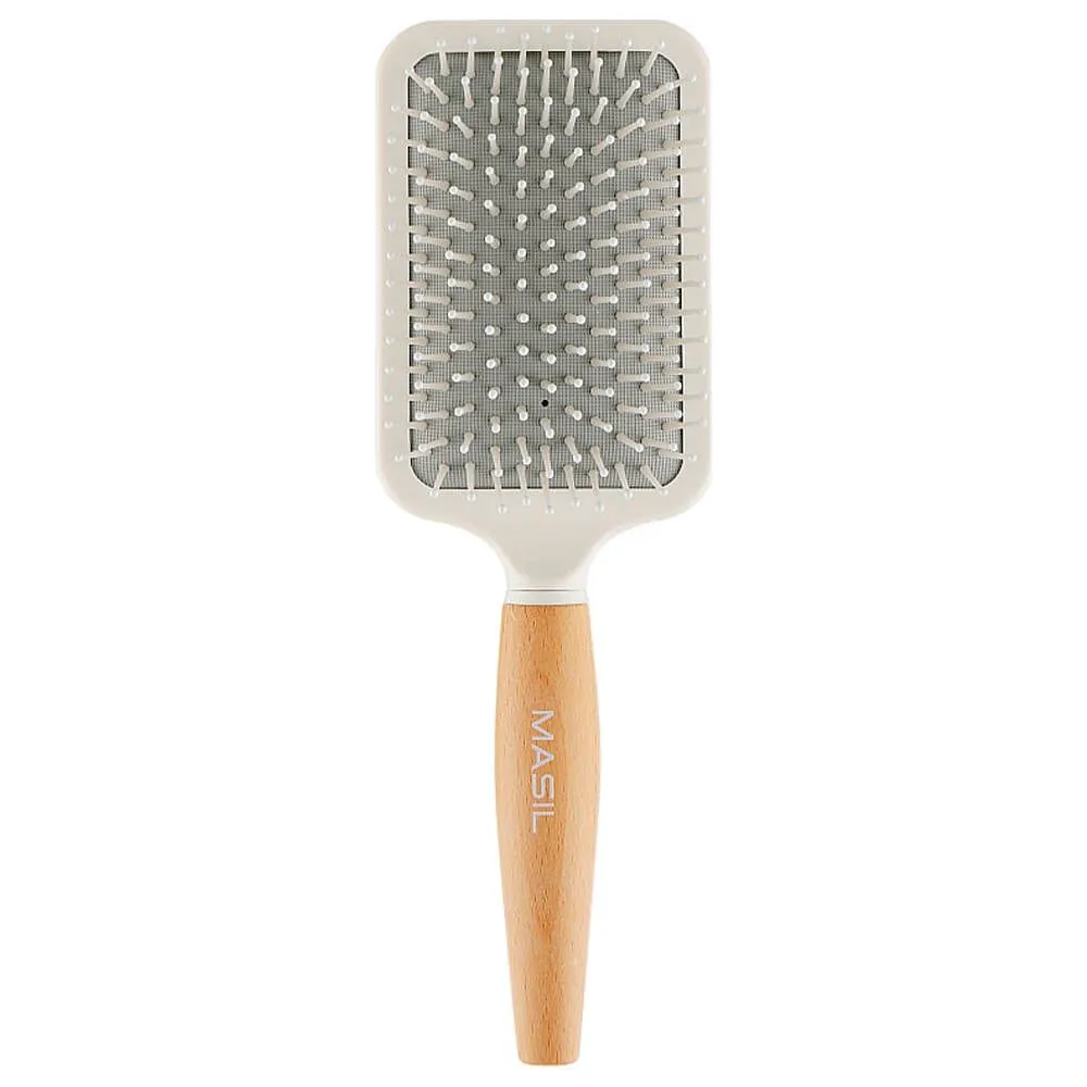 Masil Расческа деревянная для головы - Wooden paddle brush, 186г