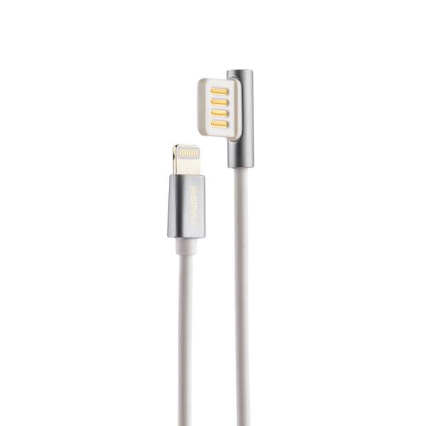 USB дата-кабель Remax Emperor Series Cable (RC-054i) LIGHTNING 2.1A круглый (1.0 м) Белый