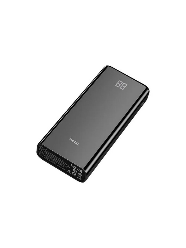 Аккумулятор внешний универсальный Hoco J45 10000 mAh Elegant Shell power mobile power bank (2USB:5V-2.0A Max) Черный