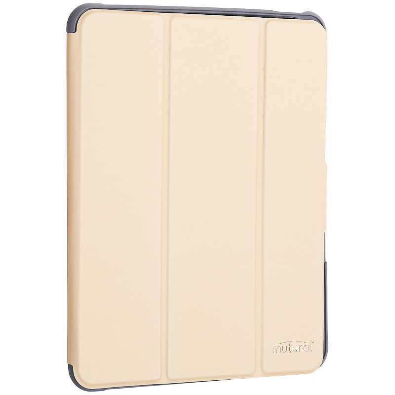 Чехол-подставка Mutural Folio Case Elegant series для iPad Air (10.9") 2020г. кожаный (MT-P-010504) Золотой