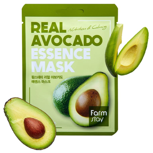 FarmStay Маска тканевая для лица с экстрактом авокадо - Real avocado essence mask, 23мл