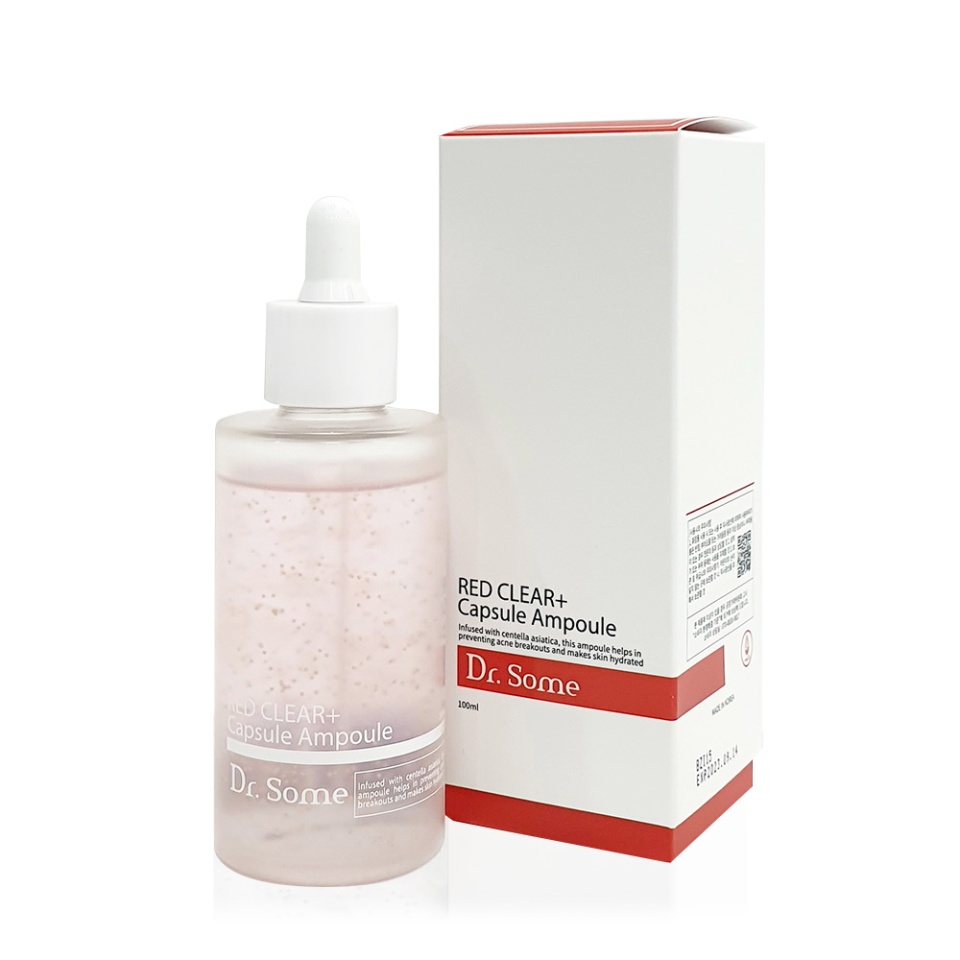 Dr. Some RED CLEAR Capsule Ampoule Очищающая ампульная сыворотка для проблемной кожи 100мл