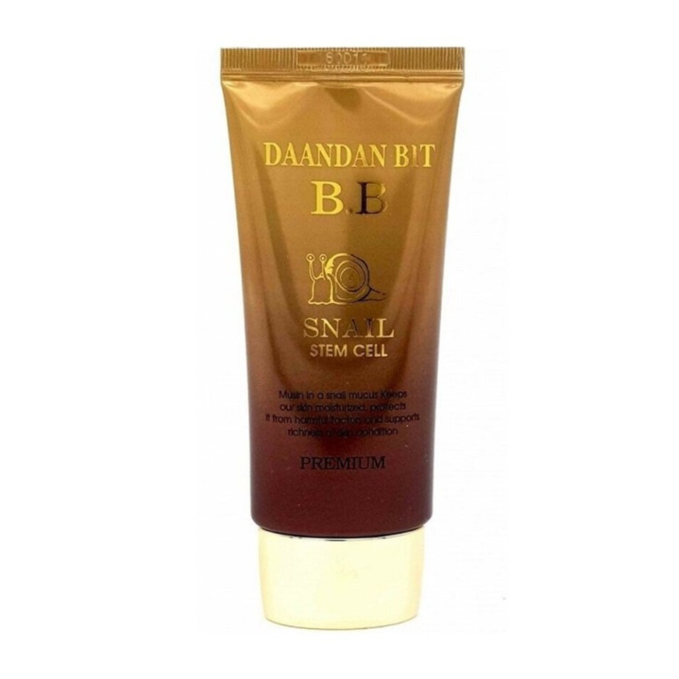 Daandan Bit Крем тональный для лица «муцин улитки» - Snail BB cream SPF 50+/PA +++, 50мл