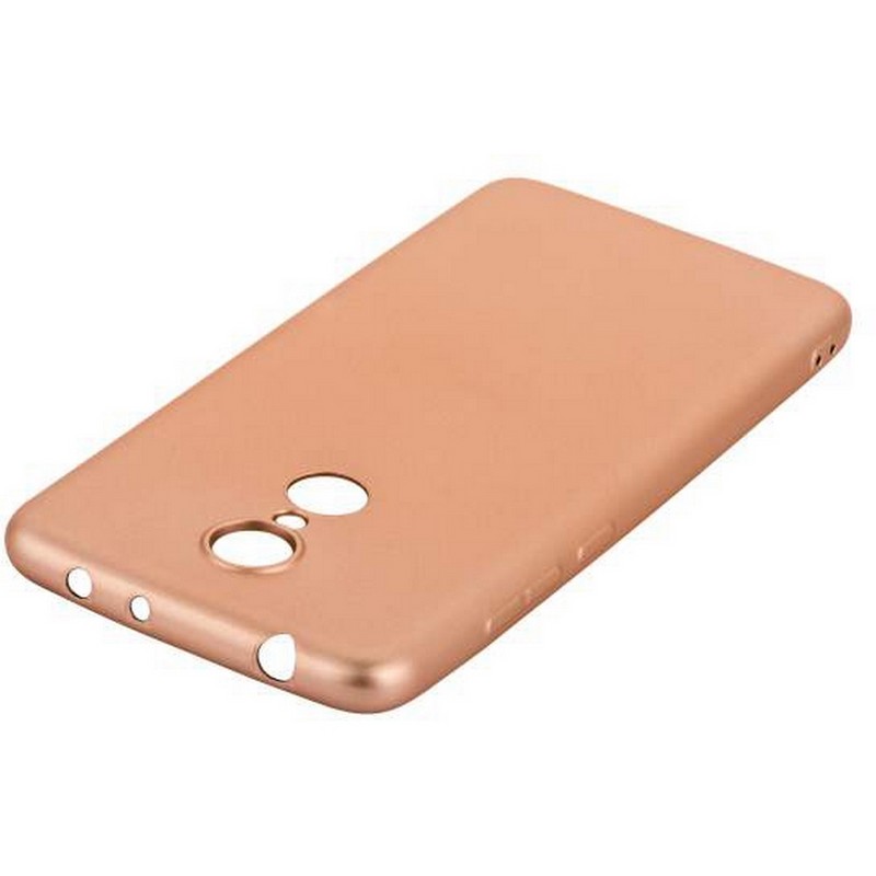 Чехол-накладка силиконовый J-case Delicate Series Matt 0.5mm для Xiaomi Redmi 5 (5.7") Розовое золото