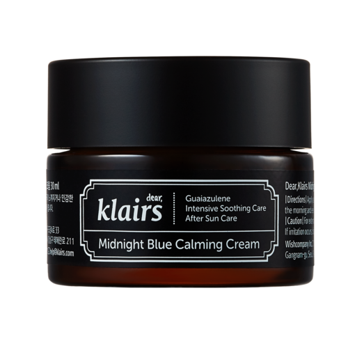 Dear, Klairs Крем для лица ночной глубокоувлажняющий - Midnight blue calming cream, 30мл