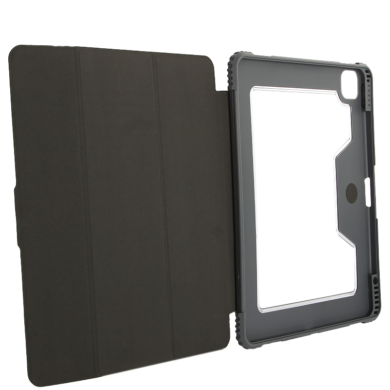 Чехол-подставка Mutural Folio Case Elegant series для iPad Pro (12.9") 2020г. кожаный (MT-P-010504) Графитовый