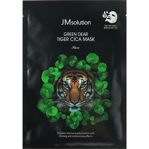 JMsolution Маска тканевая регенерирующая с центеллой - Green dear tiger cica mask, 30мл