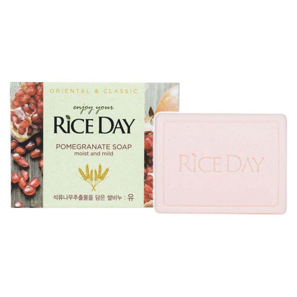 LION Riceday Soap (Yu) 100g Мыло туалетное с экстрактом граната и пиона