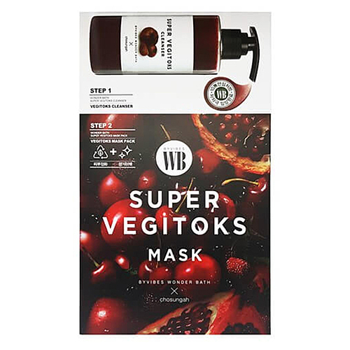 Wonder Bath Система 2-х ступенчатая осветляющая - Chosungah by vibes super vegitoks mask, 28мл