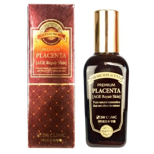 3W CLINIC Premium Placenta Intensive Skin Омолаживающий тонер для лица с экстрактом плаценты