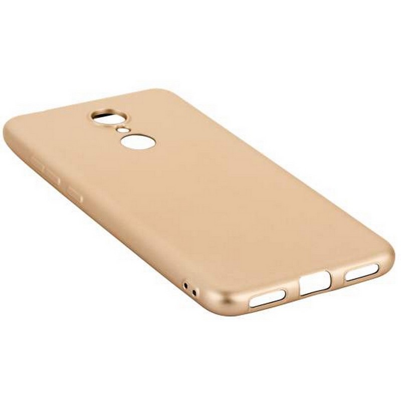 Чехол-накладка силиконовый J-case Delicate Series Matt 0.5mm для Xiaomi Redmi 5 (5.7") Золотой