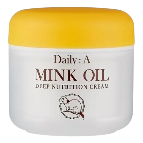 Deoproce Крем для лица на основе норкового жира - Daily a mink oil deep nutrition cream, 50мл