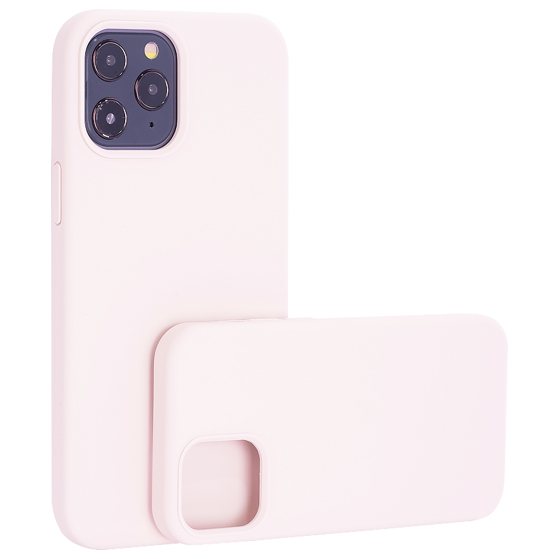 Чехол-накладка силиконовый TOTU Outstanding Series Silicone Case для iPhone 12 Pro Max 2020 (6.7") Розовый песок