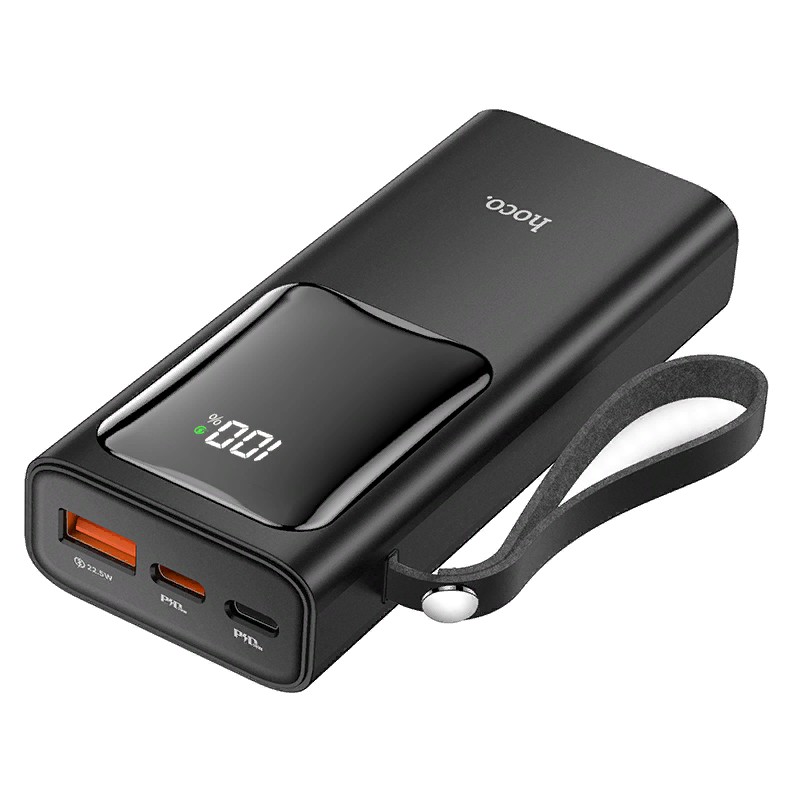 Аккумулятор внешний универсальный Hoco J41 Pro-10000 mAh Mobi fully compatable power bank (USB: 5V-2.0A) Черный