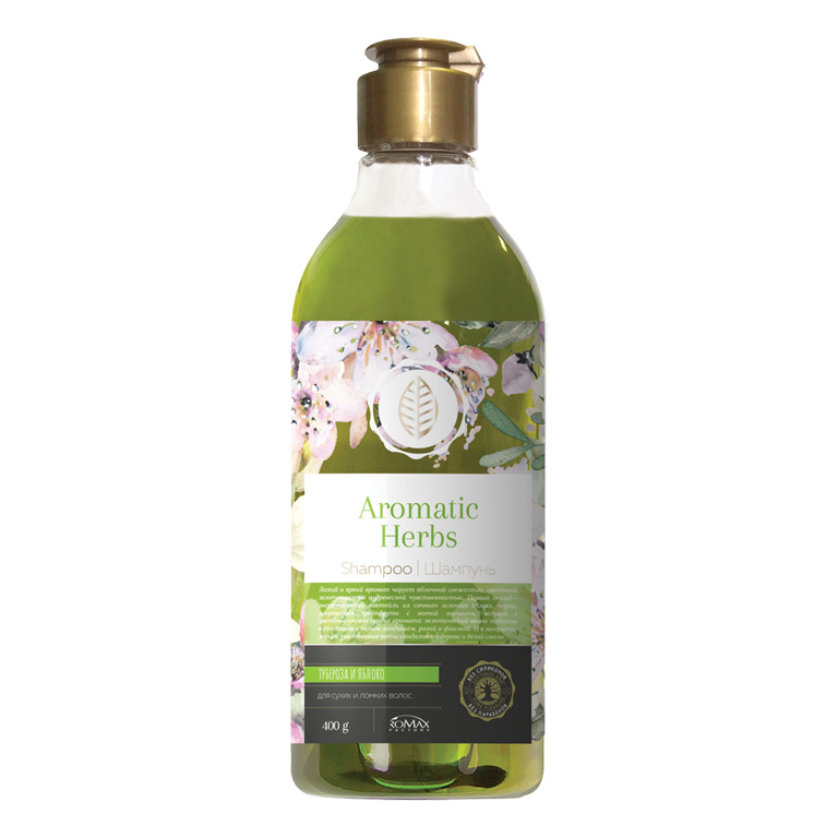 Aromatic Herbs Шампунь  тубероза и яблоко 400г