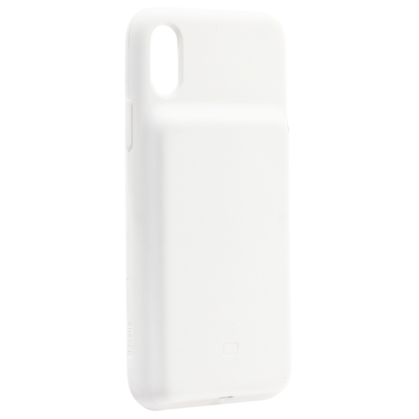 Аккумулятор-чехол внешний Baseus Liquid Silica Gel Power Bank Case 3300 mAh (ACAPIPH58-ABJO2) для iPhone XS/ X (5.8") Белый