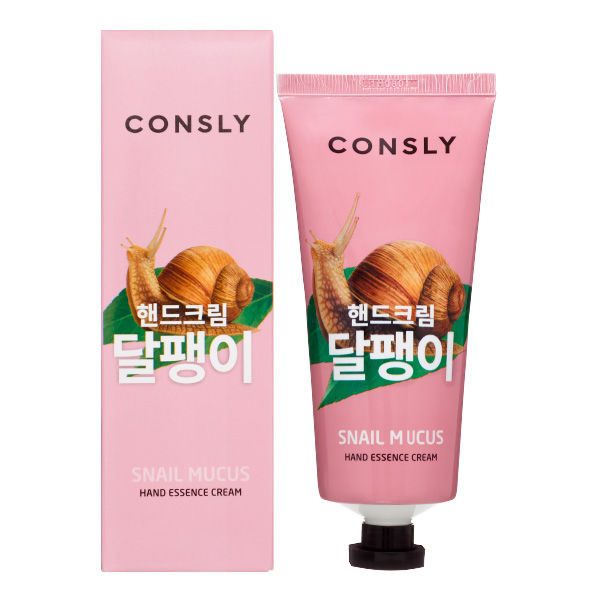 CONSLY Snail Hand Essence Cream Крем-сыворотка для рук с муцином улитки