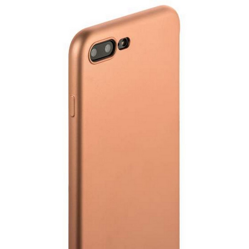 Чехол-накладка силиконовый J-case Delicate Series Matt 0.5mm для iPhone 8 Plus/ 7 Plus (5.5) Розовое золото