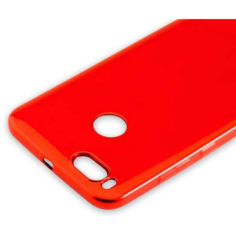 Чехол-накладка силиконовый J-case Shiny Glazed Series 0.5mm для Xiaomi Mi 5X/ Mi A1 (5.5") Jet Red Красный