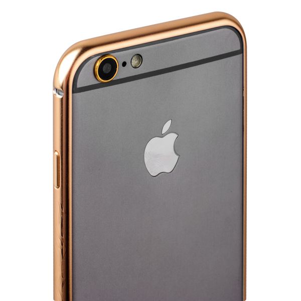 Бампер металлический iBacks Flame Aluminium Bumper for iPhone 6s/ 6 (4.7) - (ip60079) Champagne Gold - Золото