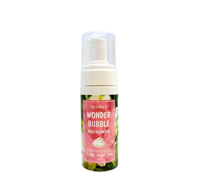 DEOPROCE WONDER BUBBLE MILD CLEANSER Мягкая увлажняющая пенка для умывания