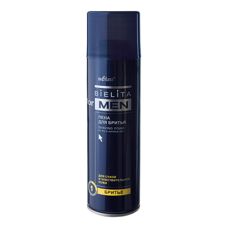 Bielita For Men Пена для бритья для сухой и чувствительной кожи 250мл