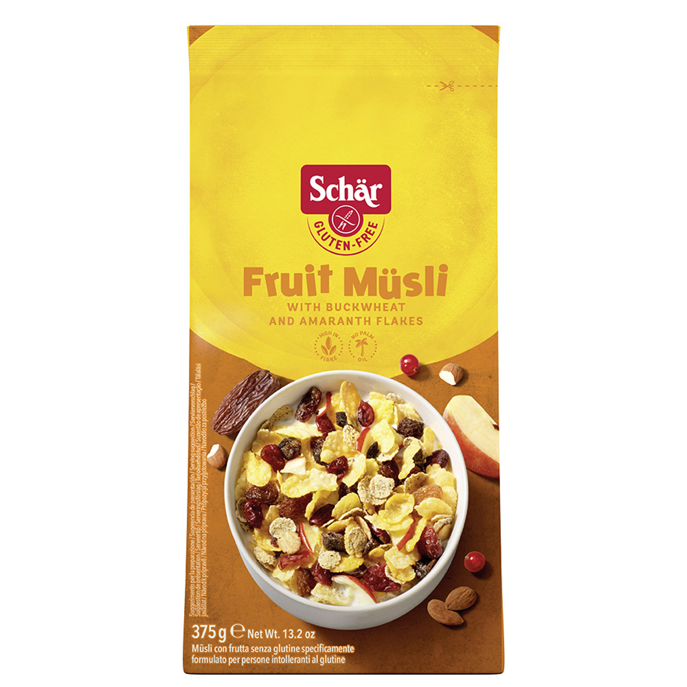 Мюсли фруктовые "Fruit Muesli" Schaer 375 г