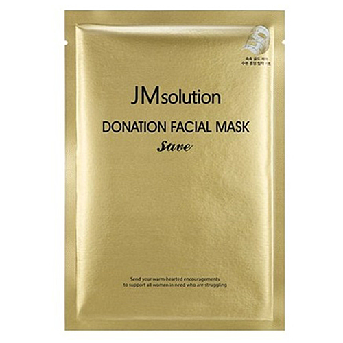 JMsolution Маска с коллоидным золотом - Donation facial mask save, 37мл