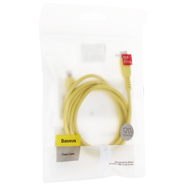 USB дата-кабель Baseus Colorful Type-C - Lightning 18W (480Mbps) (CATLDC-0Y) 1.2м Yellow Желтый