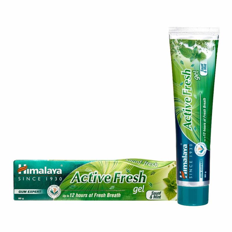 Зубная паста Актив Фрэш Гель (Active Fresh Gel toothpaste) Himalaya | Хималая 80г