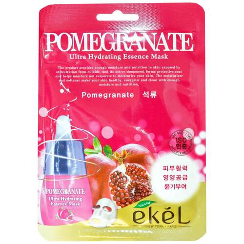 EKEL Pomegranate Ultra Hydrating Essence Mask Тканевая маска для лица с экстрактом граната