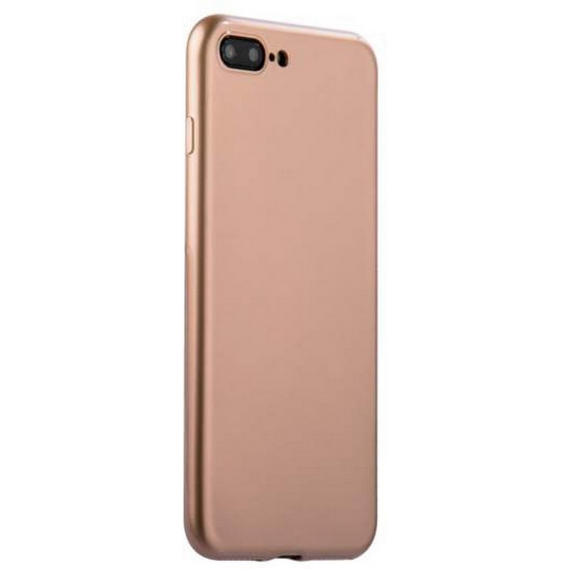 Чехол-накладка силиконовый J-case Shiny Glazed Series 0.5mm для iPhone 8 Plus/ 7 Plus (5.5") Jet Gold Золотистый