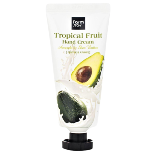 FarmStay Tropical Fruit Hand Cream Avocado & Shea But Крем для рук "Тропические фрукты" с авокадо и