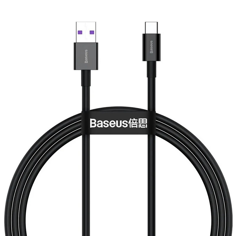 USB дата-кабель Baseus Superior Series Fast Charging Data Cable Type-C 66W (CATYS-01) 1.0м Черный