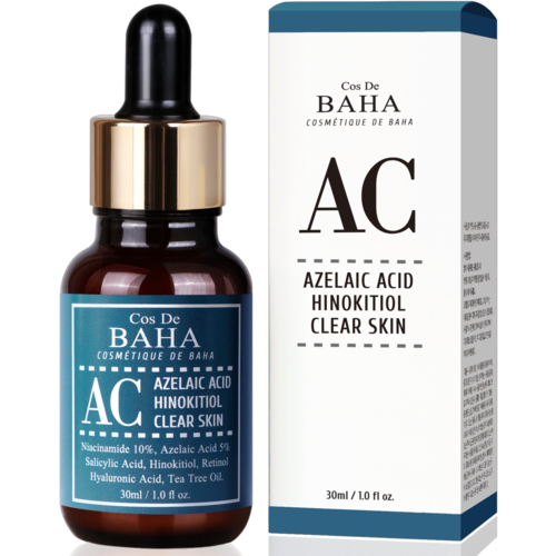 Cos De BAHA Сыворотка с азелаиновой кислотой - Azelaic acid hinokitiol clear skin serum (AC), 30мл