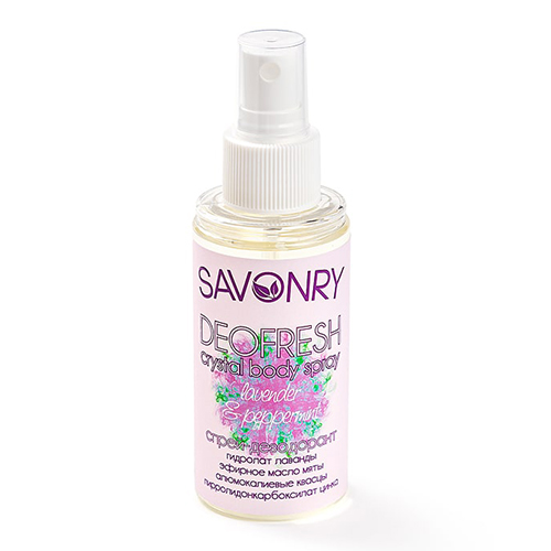 Спрей-дезодорант "Lavender & peppermint" Savonry 100 мл