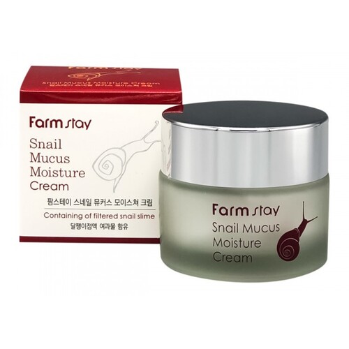 FarmStay Snail Mucus Moisture Cream Увлажняющий крем с муцином улитки