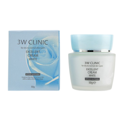 3W CLINIC Excellent White Cream Увлажняющий  крем для лица