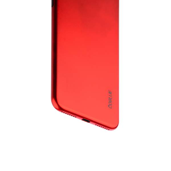 Чехол-накладка супертонкая Coblue Slim Series PP Case & Glass (2в1) для iPhone 8 Plus/ 7 Plus (5.5") Красный