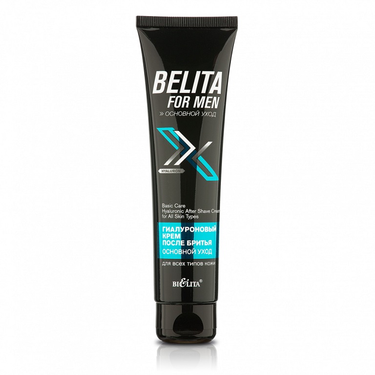 Belita For Men Крем после бритья для всех типов кожи Основной уход Гиалуроновый 100мл