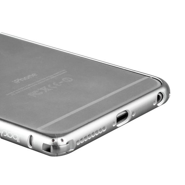 Бампер металлический iBacks Aircraft Grade Aluminum Bumper with Diamond для iPhone 6s Plus (5.5) (ip60226) Space Gray