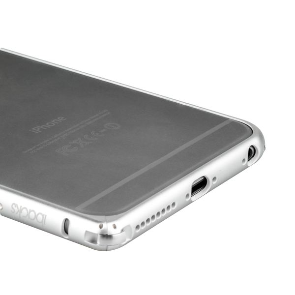 Бампер металлический iBacks Aircraft Grade Aluminum Bumper with Diamond для iPhone 6s Plus (5.5) (ip60225) Silver