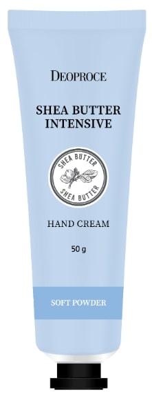 DEOPROCE SHEA BUTTER INTENSIVE HAND CREAM SOFT POWDER Интенсивный увлажняющий крем для рук с маслом ши 50г