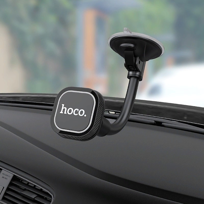 Автомобильный держатель Hoco CA55 Astute series windshield car holder магнитный универсальный черный