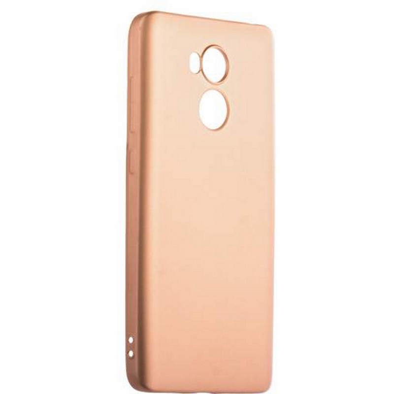 Чехол-накладка силиконовый J-case Delicate Series Matt 0.5mm для Xiaomi Redmi 4 Pro/ 4s (5.0") Розовое золото