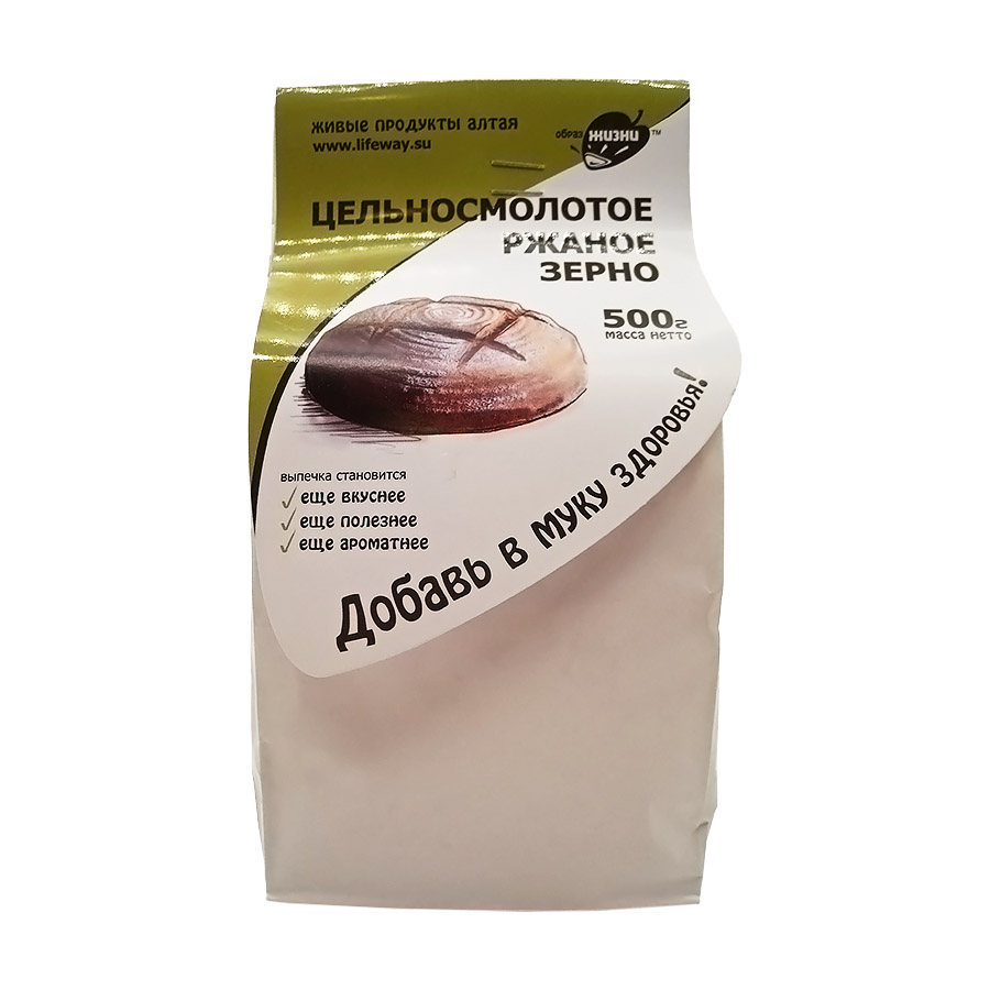 Ржаная мука (rye flour) LifeWay | Образ Жизни 500г